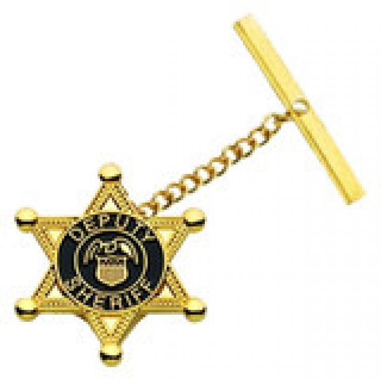 DEPUTY SHERIFF 3/4" 6 POINT TIE TAC.